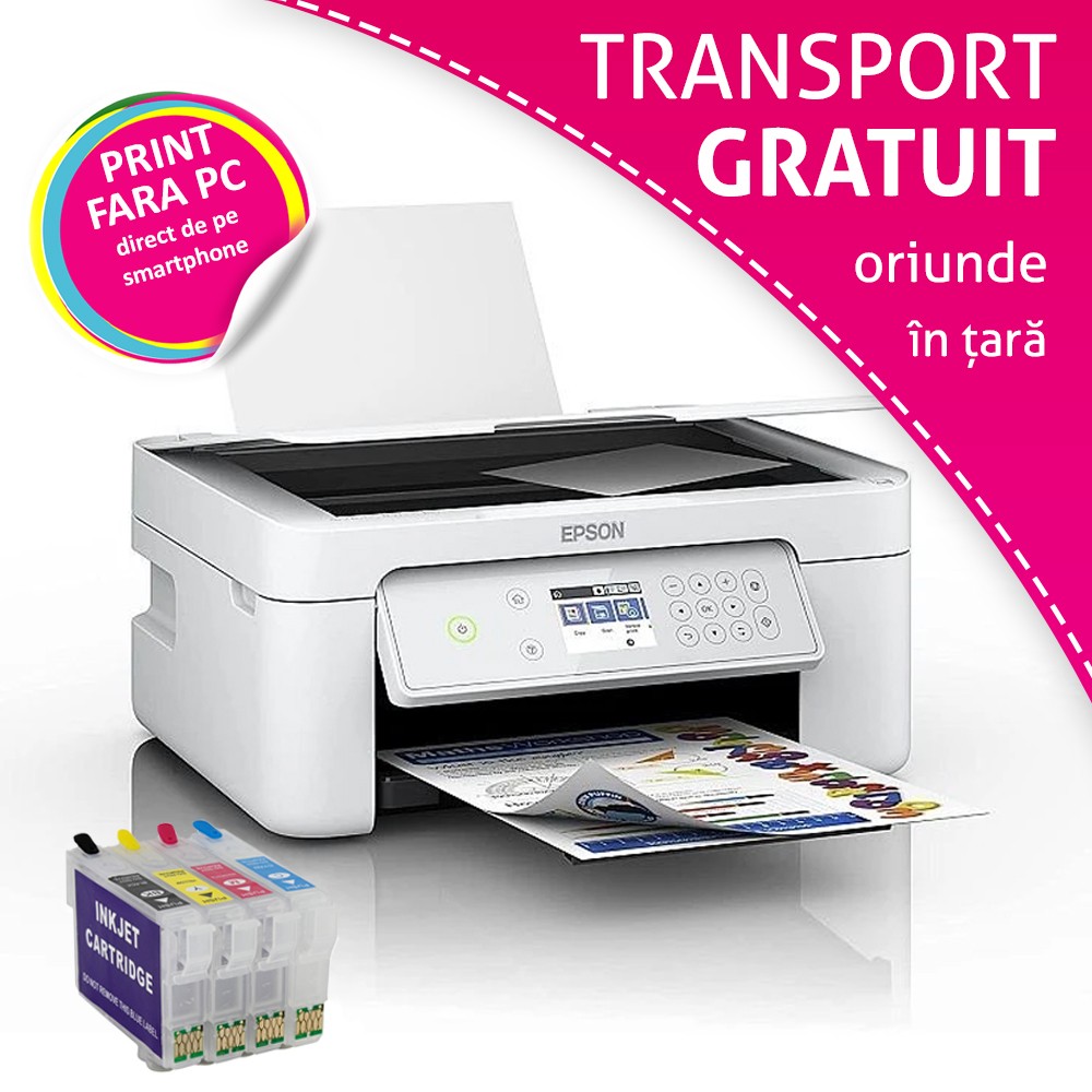 Multifunctionala Epson Expression Home XP-4155, A4, Wi-Fi, color, LCD, cartuse reincarcabile, RESIGILAT - imagine 14